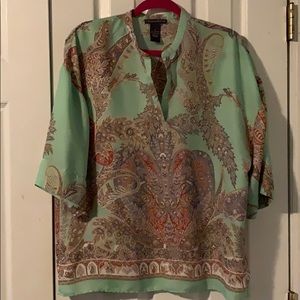 Bohemian shirt women’s size SM.
